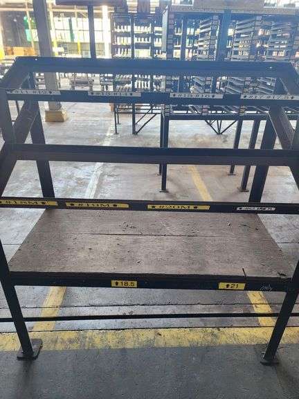 50" x 24" x 52" Tool Rack Station