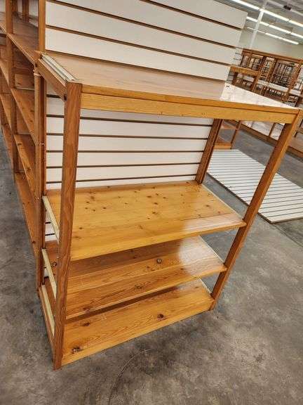 Bid is X 4 Retail Display Shelving Racks