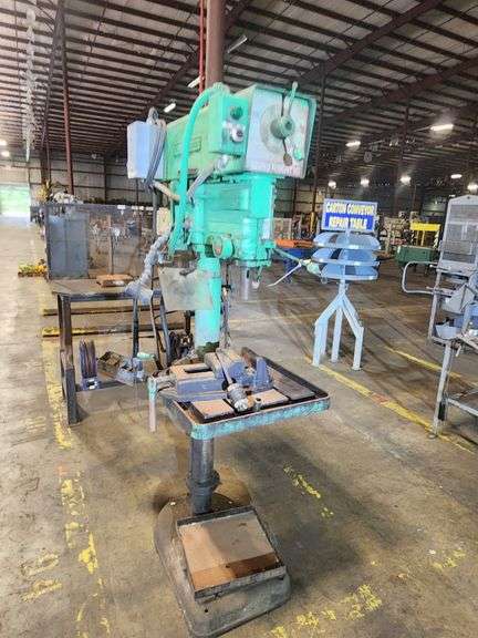 Vintage Powermatic Variable-Speed Floor Drill Press (480V)