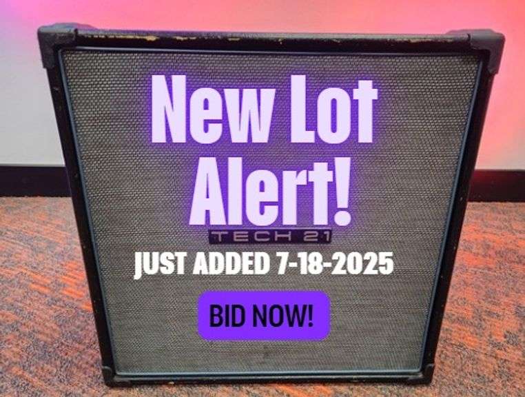 Richie Kotzen’s Tech 21 B410 Bass Cabinet – Tour-Used & Autographed