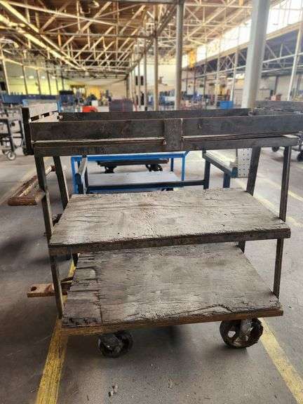50” X 30” X 55” 3-Tier Rolling Cart