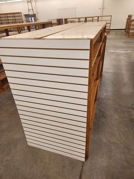 Bid is X 3 Retail Display Shelving Racks