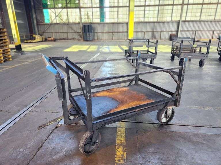 59” X 35” X 37” Metal Utility Cart