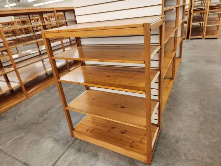 Bid is X 3 Retail Display Shelving Racks
