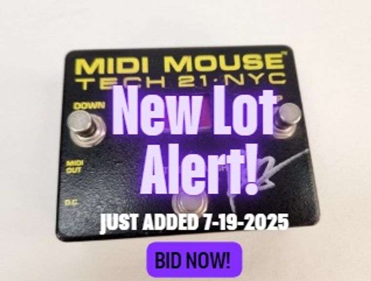 Tech 21 NYC MIDI Mouse Foot Controller – Personally Owned by Richie Kotzen – Autographed