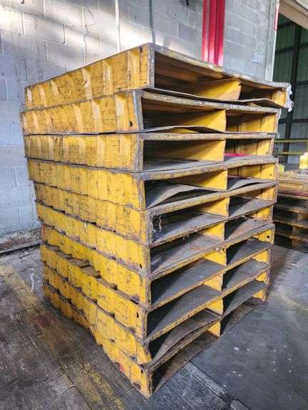 Bid x 10 Steel Pallets 42" x 42"