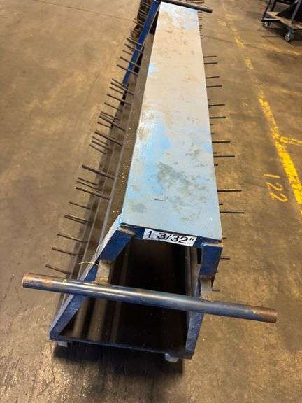 Heavy-Duty Industrial Steel Rod Rack on Casters – Shop Storage or Decor Statement Piece