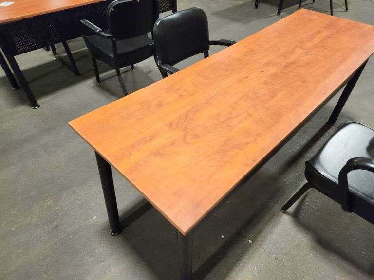 Office Training Desk – 71" x 23.5" x 28.5" with (2) Chairs Included