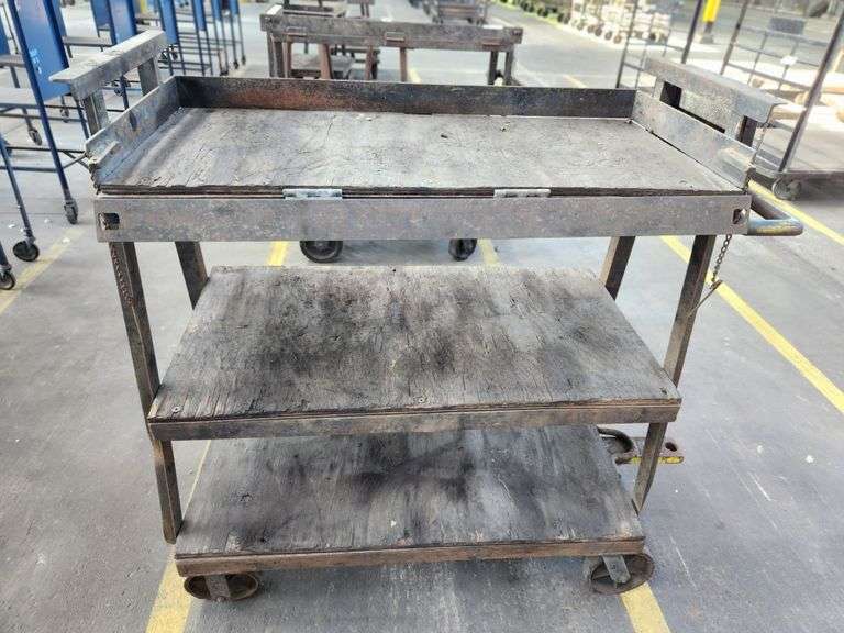53” X 30” X 56” 3-Tier Rolling Cart