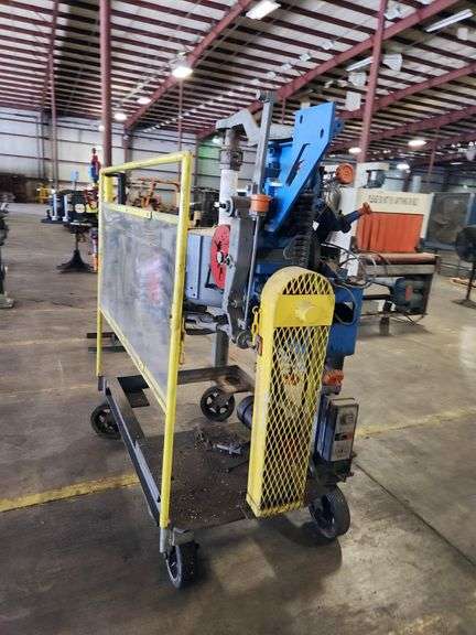 Industrial Ram Press Trainer on Rolling Frame