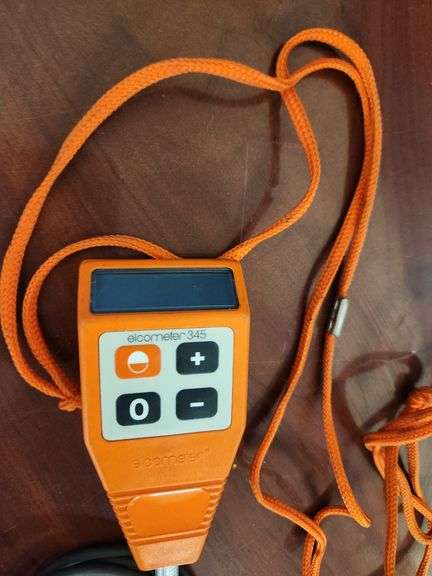 ELCOMETER 345 NON FERROUS METAL COATING THICKNESS GUAGE