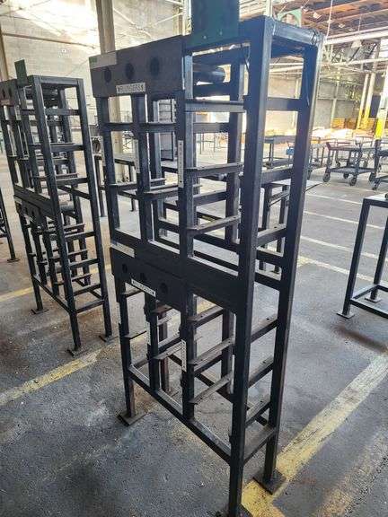 29" x 10" x 64" Steel Tool Rack Station