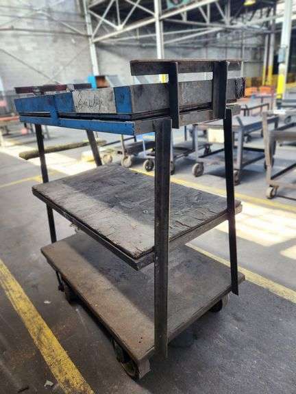 51” X 22” X 54” 3-Tier Rolling Cart