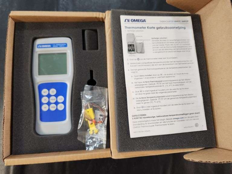 Omega HH911T Thermocouple Thermometer – w/ Probe (No Battery)
