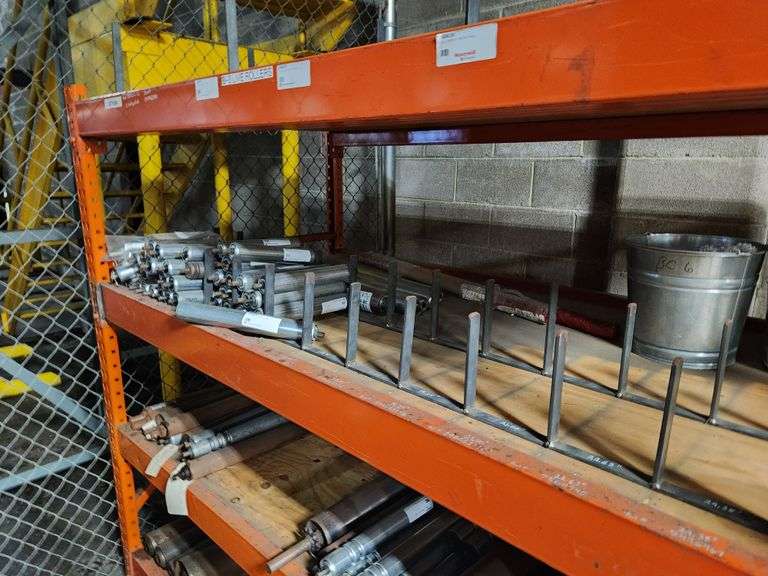 PALLET RACK w Contents 86" x 42" x 72" tall