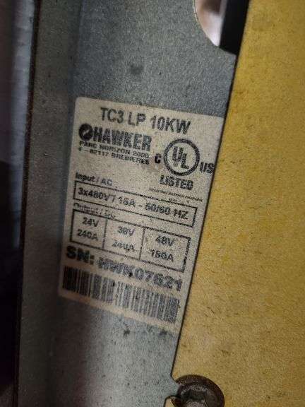 HYSTER 4,100 lb Electric Forklift – Model E50XM – 48 Volt – 240" Lift Height