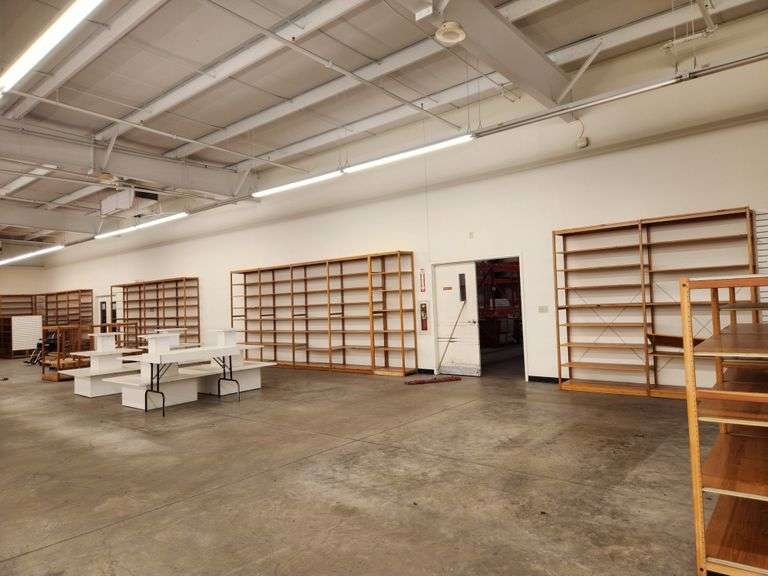 Bid is X 4 Sections Shelving Racks 49”X 18”