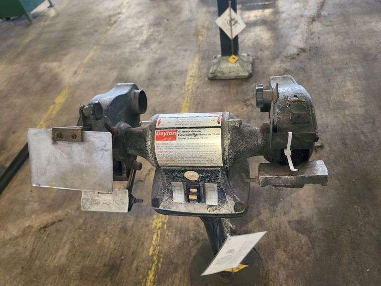 Dayton 6" Bench Grinder on Stand – Model 4Z672D