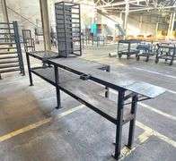 138" Long Steel Work Table