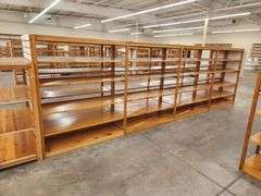 Bid is X 3 Retail Display Shelving Racks