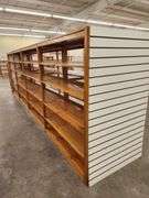 Bid is X 3 Retail Display Shelving Racks