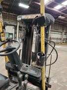 HYSTER 4,100 lb Electric Forklift – Model E50XM – 48 Volt – 240" Lift Height