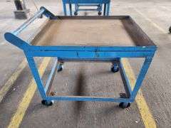 36” X 27” X 36” Metal Rolling Cart