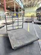 68” X 52” X 60” Steel Frame Wooden Deck Platform Dolly