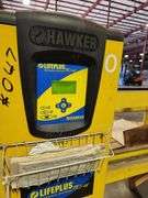 HYSTER 4,500 lb Electric Forklift w/ Charger – Model E45XM2-27  – 189" Lift Height w/ INTERMEC T2455 Terminal