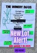 Richie Kotzen Signed Guitar Tech Setlist – Winery Dogs Final Tour (Stage-Used)