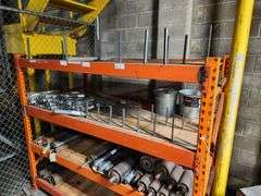 PALLET RACK w Contents 86" x 42" x 72" tall