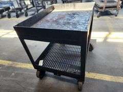 40” X 30” X 37” 2-Tier Rolling Cart