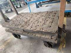 49” X 25” X 43” Metal 2-Tier Rolling Carts