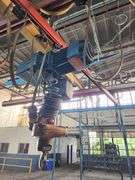 DEMAG Hanging Gantry Rail System w/ 550 lb Electric Hoist – 3 Beam Track Assembly Only