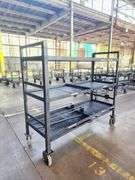 72” X 26” X 66” 3- Tier Rolling Cart