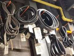 Large Lot of New Equipment Belts
