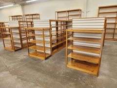 Bid is X 3 Retail Display Shelving Racks