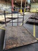 68” X 52” X 60” Steel Frame Wooden Deck Platform Dolly