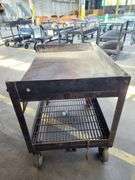 40” X 30” X 37” 2-Tier Rolling Cart