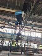 1/4 Ton Jib Crane w/ DEMAG Electric Hoist – Mounted – See Images