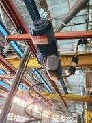 DEMAG Hanging Gantry Rail System w/ 550 lb Electric Hoist – 3 Beam Track Assembly Only