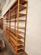 Bid is X 4 Sections Shelving Racks 49”X 18”