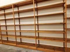 Bid is X 4 Sections Shelving Racks 49”X 18”