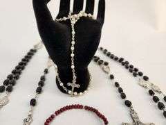 Richie Kotzen Personal Rosary Lot – Toured, Worn, and Collected Over Decades