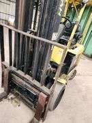 HYSTER 4,100 lb Electric Forklift – Model E50XM – 48 Volt – 240" Lift Height