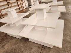 Bid is X 5 Retail Display Tables