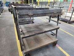 53” X 30” X 56” 3-Tier Rolling Cart