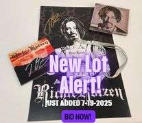 Richie Kotzen Fan Bundle – Signed Poster, Signed CDs, & VIP Badge