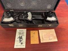 Vintage Columbia Electric Tong Test Ammeter Set – 3 Heads in Case