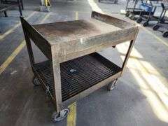 40” X 30” X 37” 2-Tier Rolling Cart